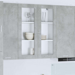 Szafka wisząca z drzwiami Betonowy szary 80 x 31 x 100 cm