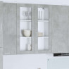 Szafka wisząca z drzwiami Betonowy szary 80 x 31 x 100 cm