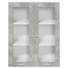 Szafka wisząca z drzwiami Betonowy szary 80 x 31 x 100 cm