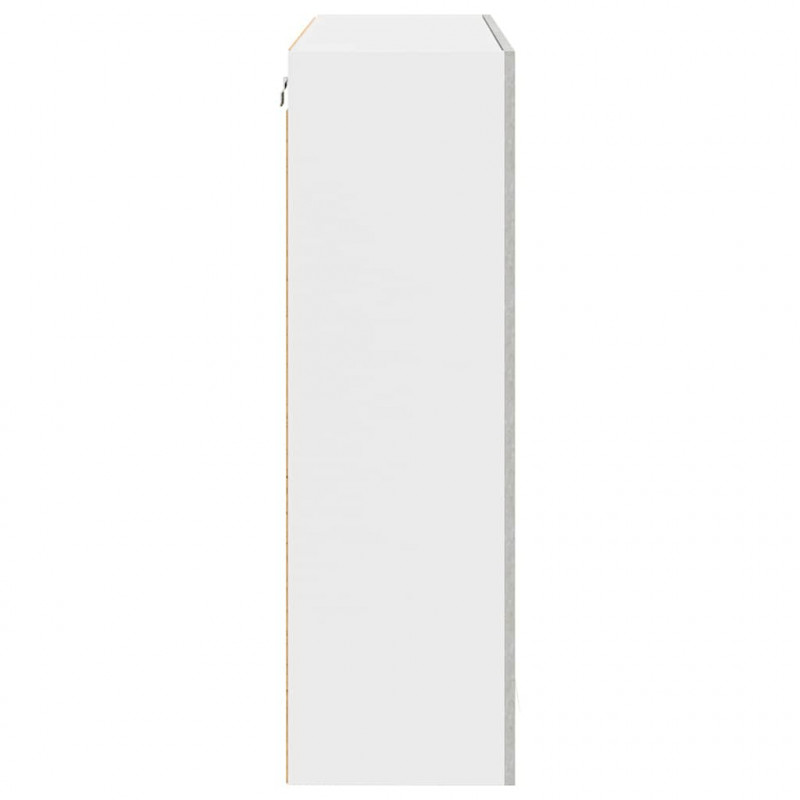 Szafka wisząca z drzwiami Betonowy szary 80 x 31 x 100 cm