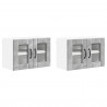 Szafka kuchenna 2 pcs Betonowy szary 60 x 31 x 40 cm