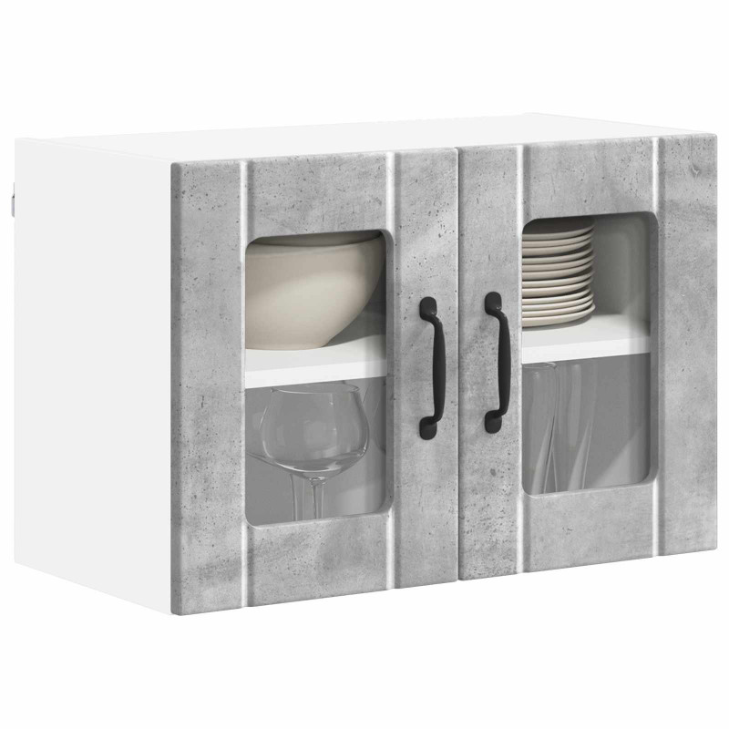Szafka kuchenna 2 pcs Betonowy szary 60 x 31 x 40 cm
