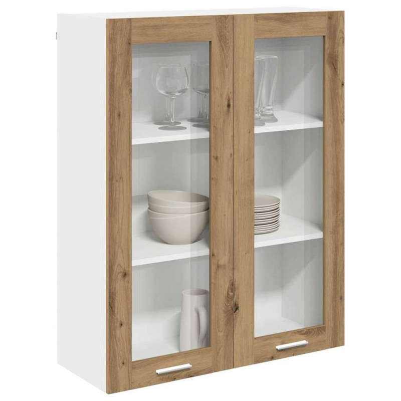 Szafka wisząca z drzwiami Dąb rzemieślniczy 80 x 31 x 100 cm