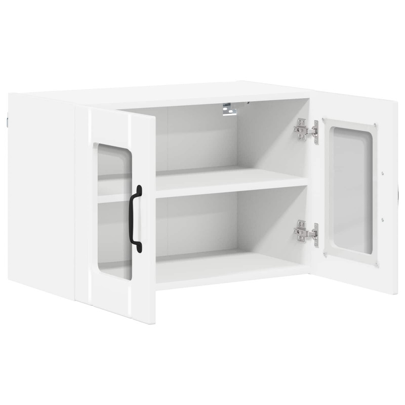 Szafka kuchenna 2 pcs Wysoki połysk biały 60 x 31 x 40 cm