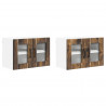 Szafka kuchenna 2 pcs Dąb wędzony 60 x 31 x 40 cm