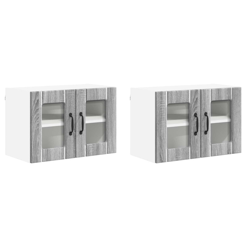 Szafka kuchenna 2 pcs Szary Sonoma 60 x 31 x 40 cm