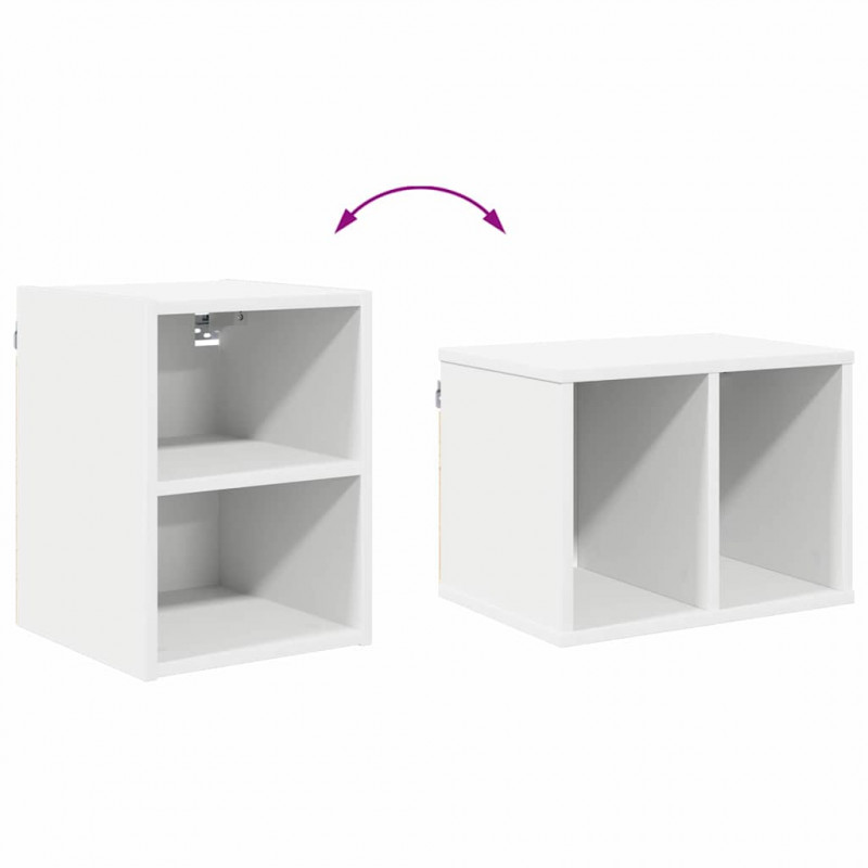 Szafka wisząca Biały 30 x 29,5 x 40 cm Materiał drewnopochodny
