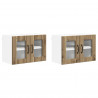 Szafka kuchenna 2 pcs Dąb rzemieślniczy 60 x 31 x 40 cm