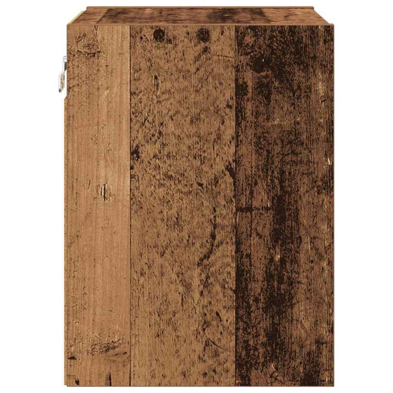Szafka wisząca z przechowywaniem Stare drewno 30 x 29,5 x 40 cm