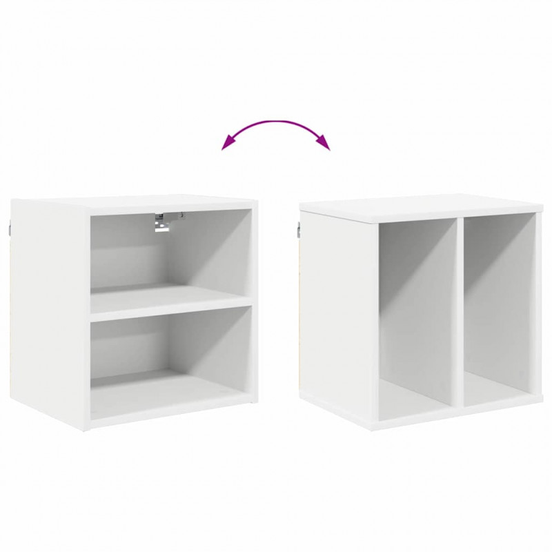 Szafka wisząca Biały 40 x 29,5 x 40 cm Materiał drewnopochodny