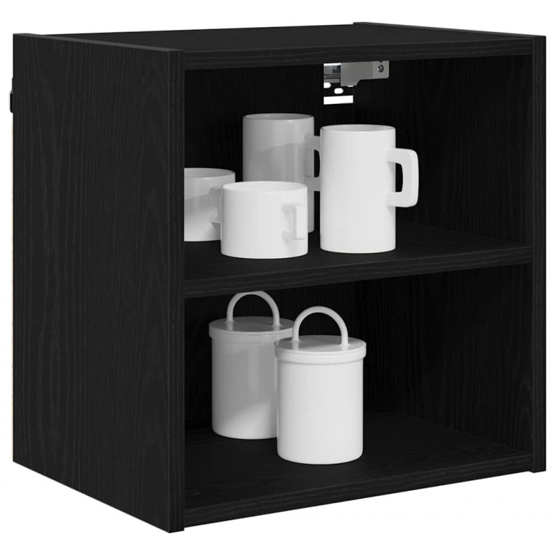 Szafka wisząca z przechowywaniem Czarny Dąb 40 x 29,5 x 40 cm