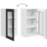 Szafka kuchenna 2 pcs Czarny 40 x 31 x 80 cm
