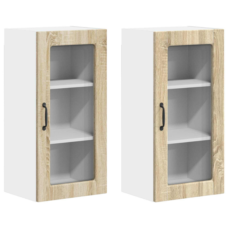 Szafka kuchenna 2 pcs Dąb Sonoma 40 x 31 x 80 cm