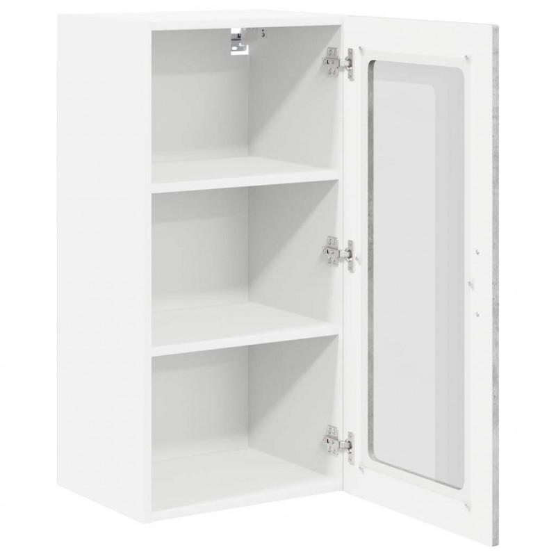 Szafka kuchenna 2 pcs Betonowy szary 40 x 31 x 80 cm