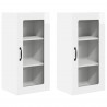 Szafka kuchenna 2 pcs Wysoki połysk biały 40 x 31 x 80 cm