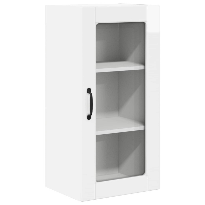 Szafka kuchenna 2 pcs Wysoki połysk biały 40 x 31 x 80 cm