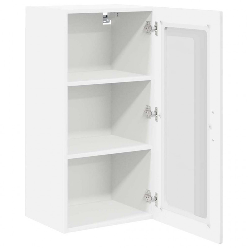 Szafka kuchenna 2 pcs Wysoki połysk biały 40 x 31 x 80 cm