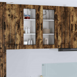 Szafka kuchenna 2 pcs Dąb wędzony 40 x 31 x 80 cm