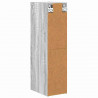 Szafka wisząca z przechowywaniem Szary Sonoma 20 x 29,5 x 80 cm