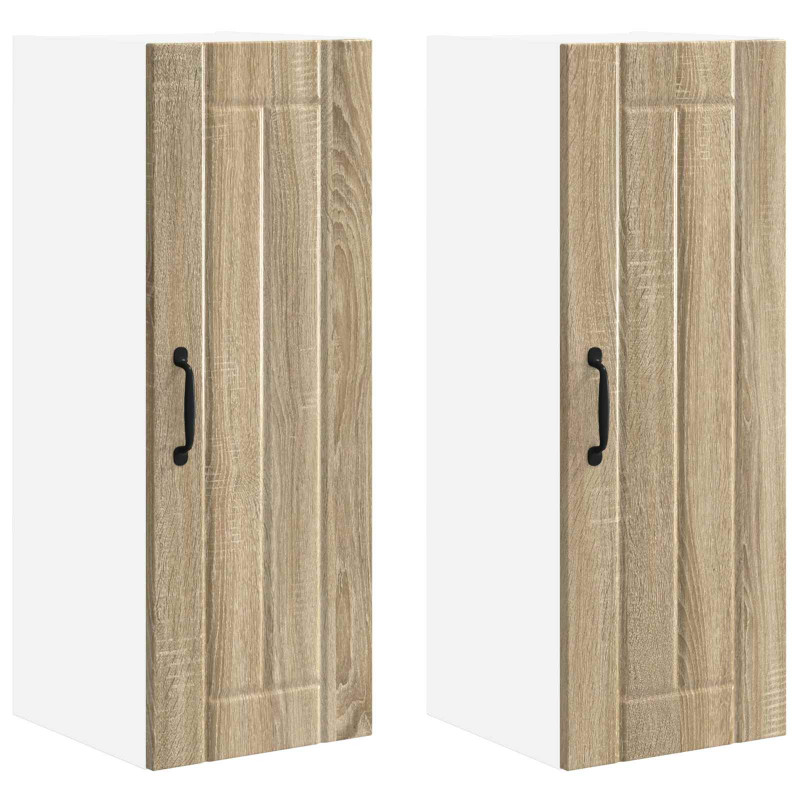 Szafka kuchenna 2 pcs Dąb Sonoma 30 x 31 x 80 cm