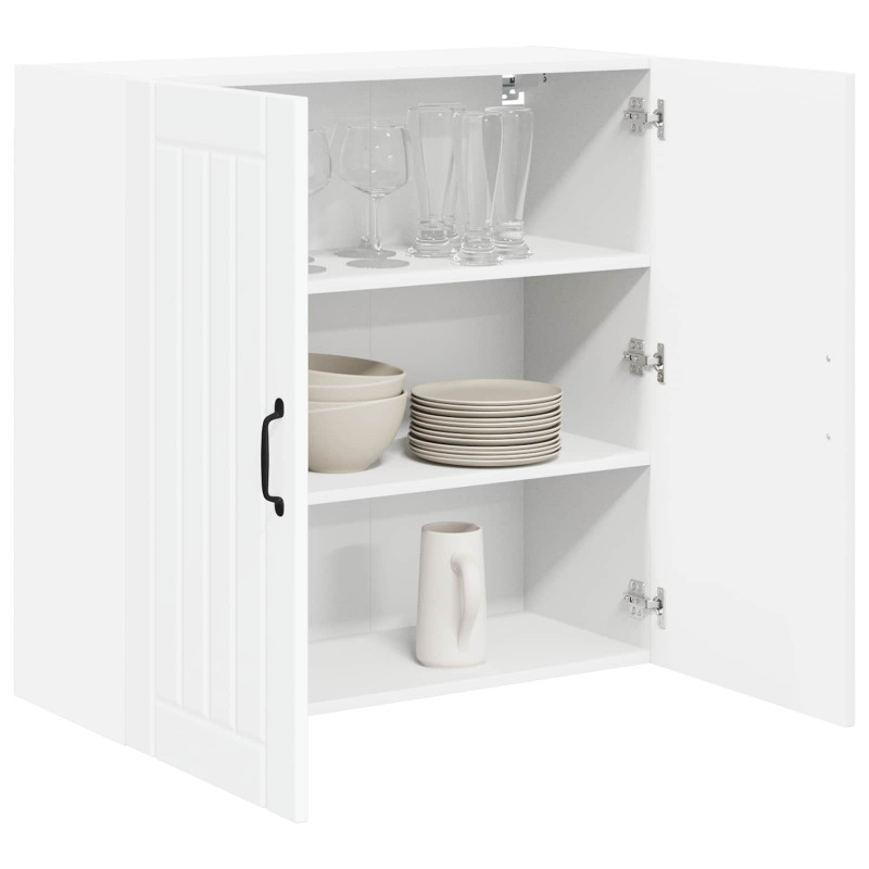 Szafka kuchenna Biały 80 x 31 x 80 cm Materiał drewnopochodny