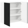 Szafka kuchenna Czarny 80 x 31 x 80 cm Materiał drewnopochodny