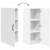 Szafka kuchenna 2 pcs Wysoki połysk biały 30 x 31 x 80 cm
