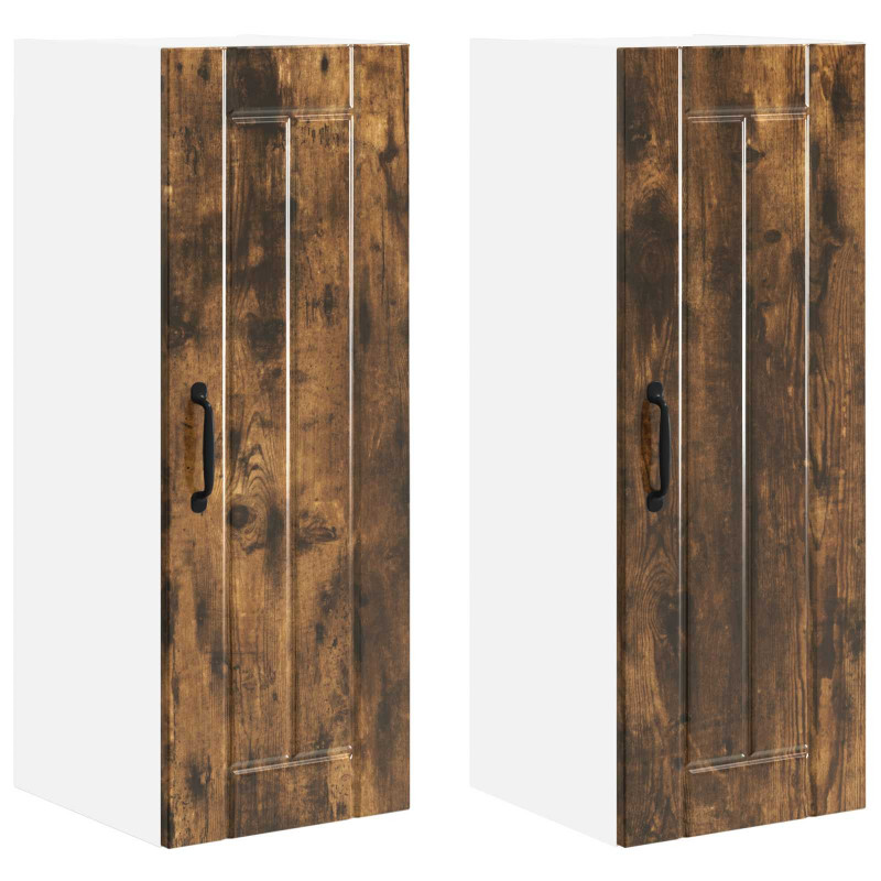 Szafka kuchenna 2 pcs Dąb wędzony 30 x 31 x 80 cm