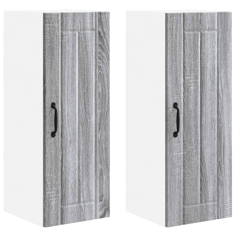 Szafka kuchenna 2 pcs Szary Sonoma 30 x 31 x 80 cm