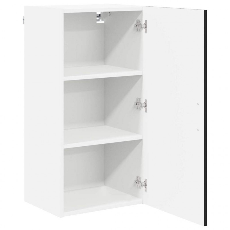 Szafka kuchenna Czarny 40 x 31 x 80 cm Materiał drewnopochodny