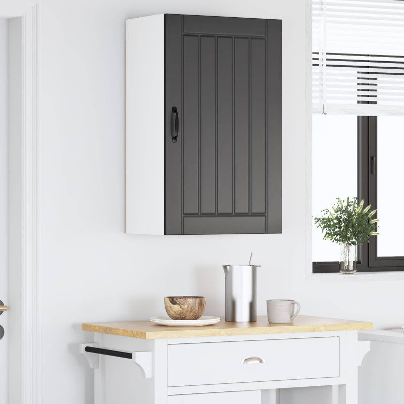 Szafka kuchenna Czarny 50 x 31 x 80 cm Materiał drewnopochodny