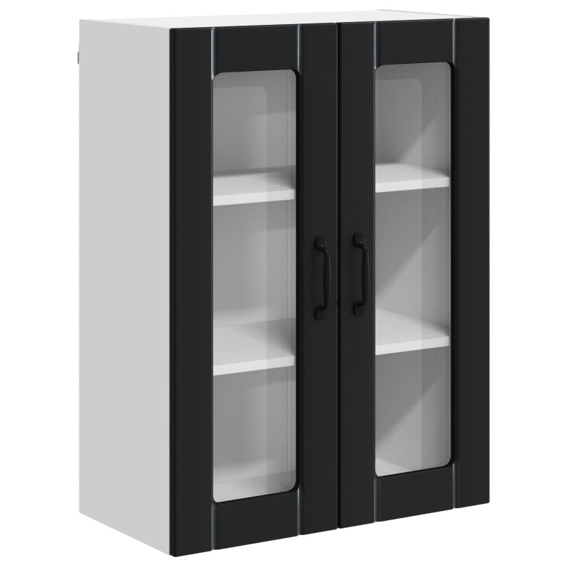 Szafka kuchenna Czarny 60 x 31 x 80 cm Materiał drewnopochodny
