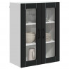 Szafka kuchenna Czarny 60 x 31 x 80 cm Materiał drewnopochodny