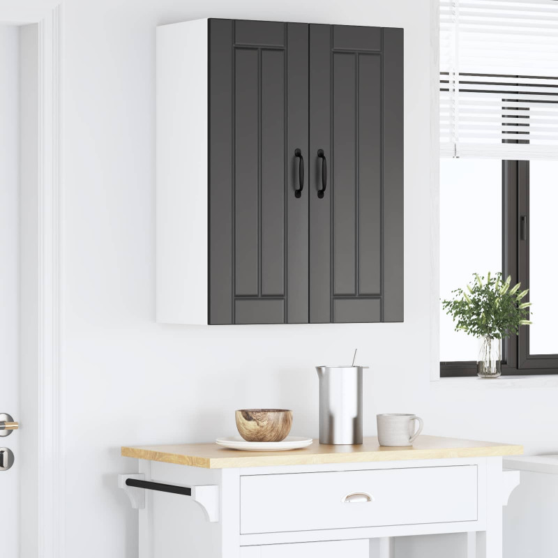 Szafka kuchenna Czarny 60 x 31 x 80 cm Materiał drewnopochodny