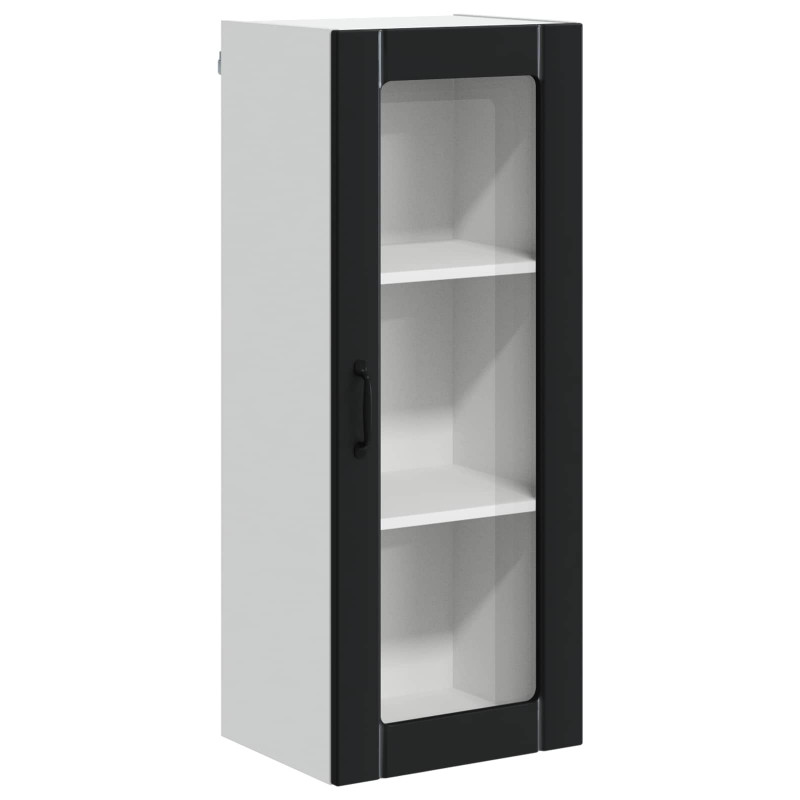 Szafka kuchenna Czarny 40 x 31 x 100 cm Materiał drewnopochodny