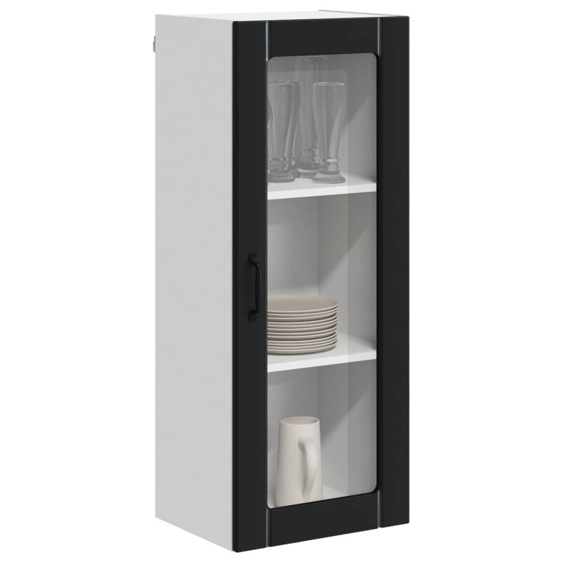 Szafka kuchenna Czarny 40 x 31 x 100 cm Materiał drewnopochodny