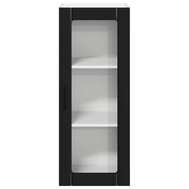 Szafka kuchenna Czarny 40 x 31 x 100 cm Materiał drewnopochodny