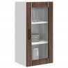 Szafka kuchenna z półką 2 pcs Brązowy dąb 40 x 31 x 80 cm