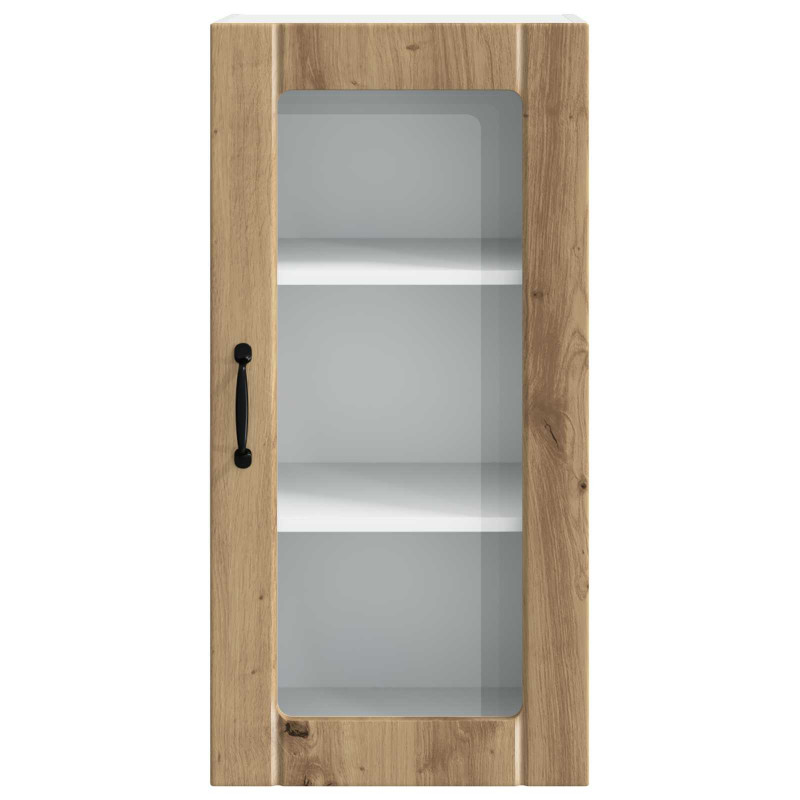 Szafka kuchenna z półką 2 pcs Dąb rzemieślniczy 40 x 31 x 80 cm