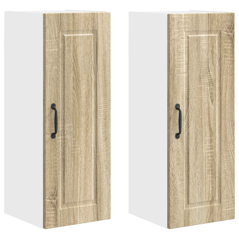 Szafka kuchenna z półką 2 pcs Dąb Sonoma 30 x 31 x 80 cm