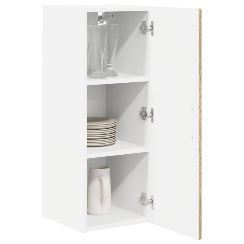 Szafka kuchenna z półką 2 pcs Dąb Sonoma 30 x 31 x 80 cm
