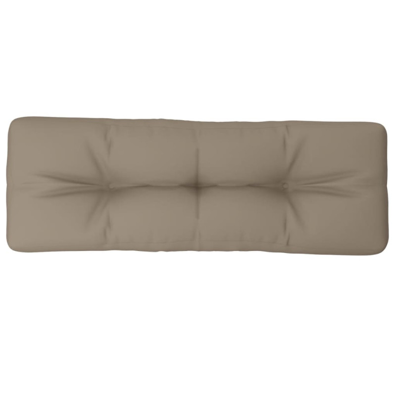 Poduszka na paletę, taupe, 120x40x12 cm, tkanina