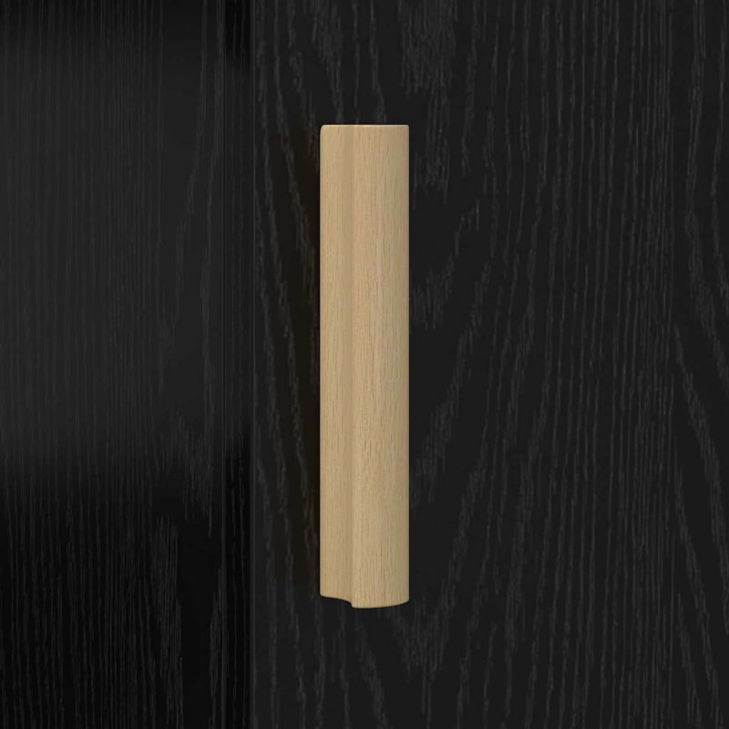 Biurko Czarny Dąb 140 x 50 x 75 cm Materiał drewnopochodny