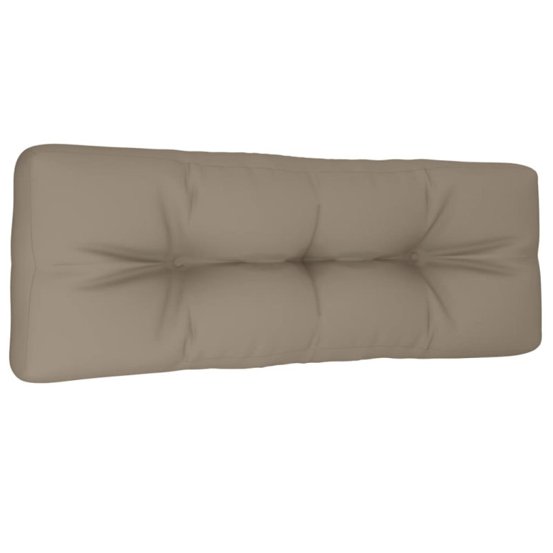 Poduszka na paletę, taupe, 120x40x12 cm, tkanina