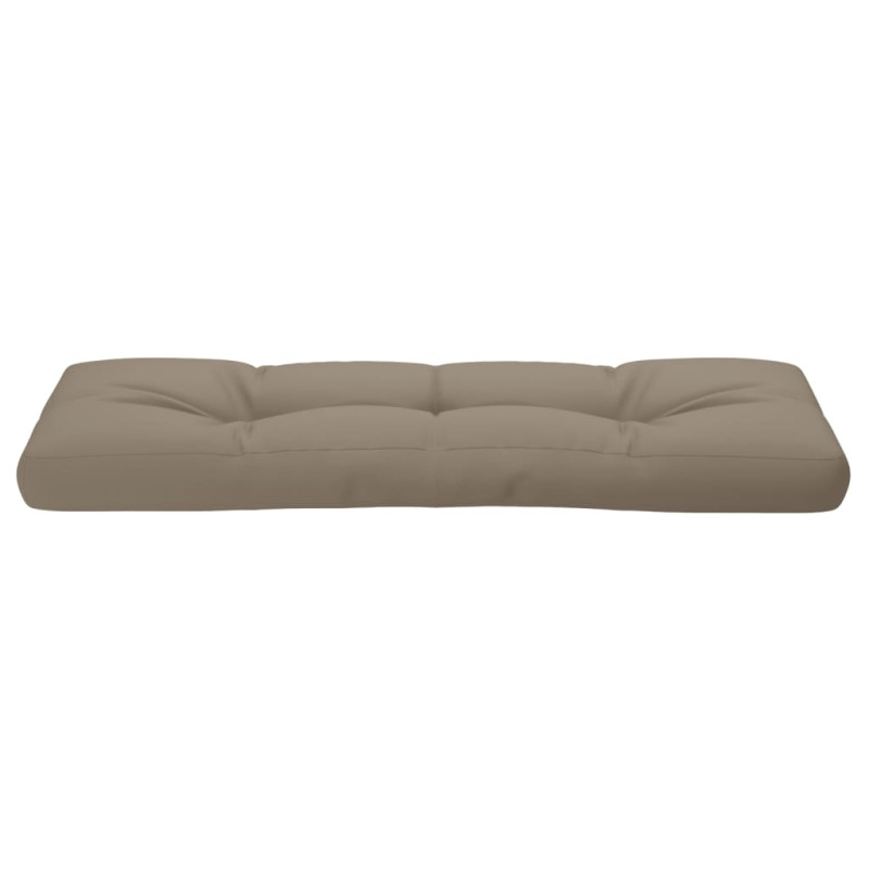 Poduszka na paletę, taupe, 120x40x12 cm, tkanina