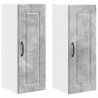 Szafka kuchenna z półką 2 pcs Betonowy szary 30 x 31 x 80 cm