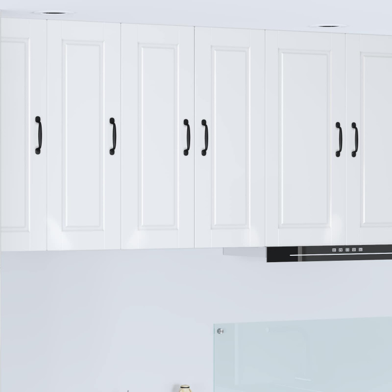 Szafka kuchenna 2 pcs Wysoki połysk biały 30 x 31 x 80 cm