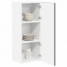 Szafka kuchenna Czarny 40 x 31 x 100 cm Materiał drewnopochodny