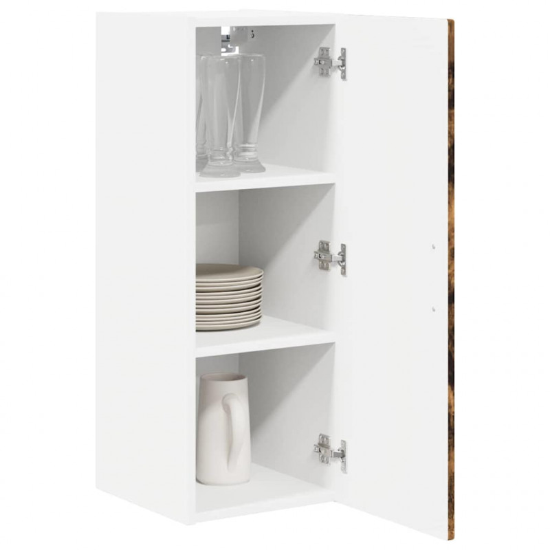 Szafka kuchenna z półką 2 pcs Dąb wędzony 30 x 31 x 80 cm