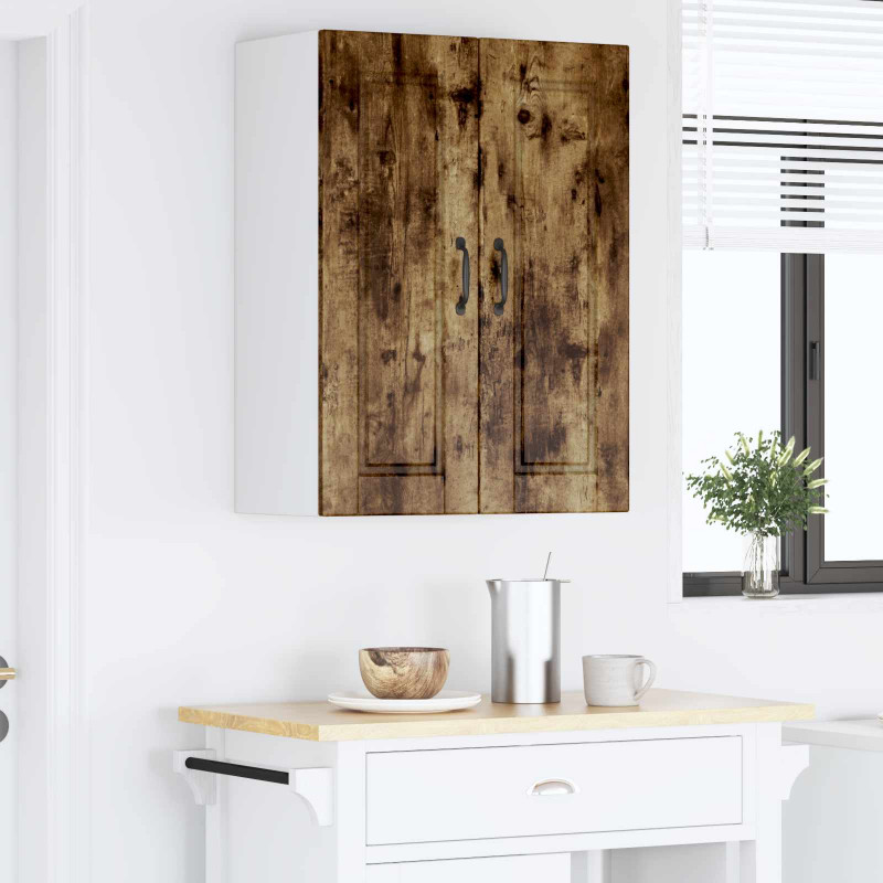 Szafka kuchenna z półką 2 pcs Dąb wędzony 30 x 31 x 80 cm
